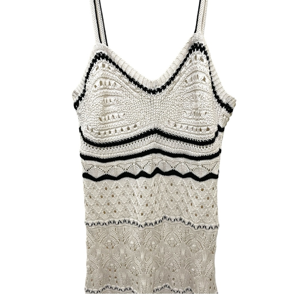 NWT Olive & Oak Crochet Maxi Dress, Size Medium Summer - Picture 5 of 16
